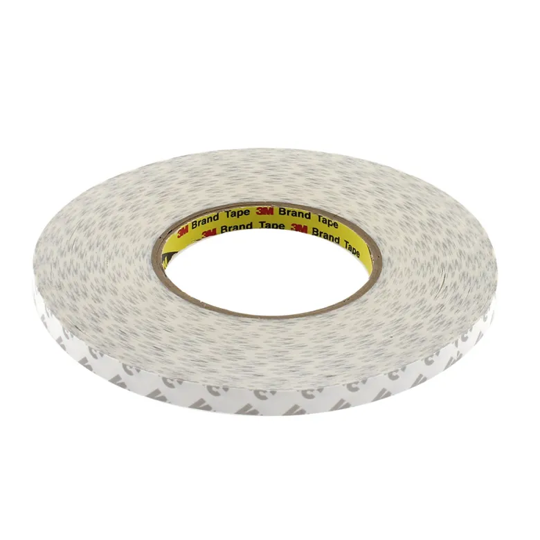 Adhesivo 3M 9080HL para tiras y perfiles LED, 10mm, rollo 50m