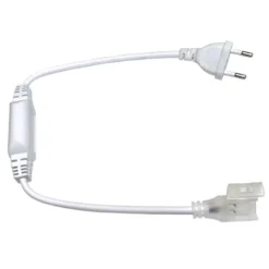 Alimentador para tira led 220V SMD2835/COB,11x6mm, PCB 8mm, con conectores rápidos
