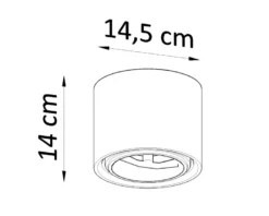 Aplique de cerámica KALU, GU10