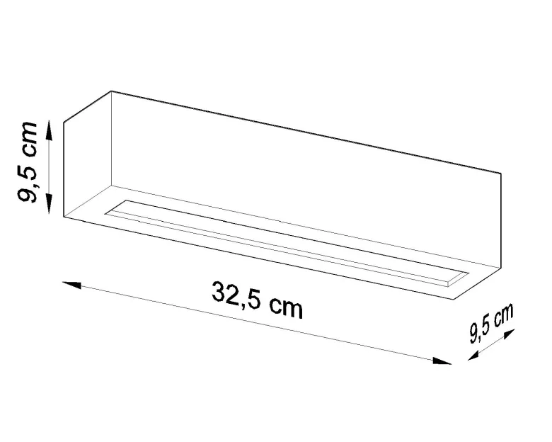 Aplique de cerámica VEGA, E27