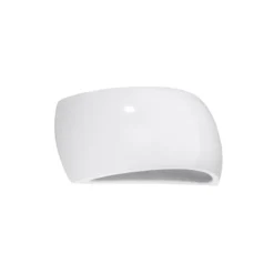 Aplique de pared barnizado PONTIUS blanco brillo