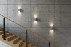 Aplique de pared BLOCCO gris, G9