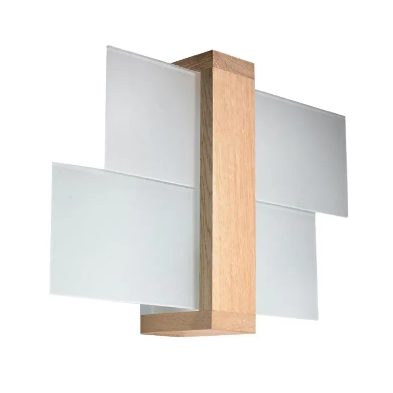 Aplique de pared de Madera FENIKS 1, E27