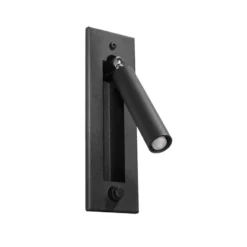 Aplique de pared ENIF negro, G9