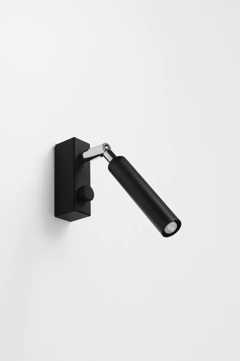 Aplique de pared EYETECH 1 negro, G9