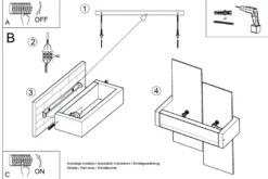 Aplique de pared FENIKS 1 blanco, E27