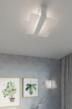 Aplique de pared FENIKS 1 blanco, E27