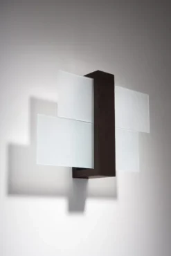 Aplique de pared FENIKS 1 wenge, E27