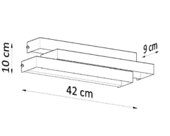Aplique de pared FROST, G9