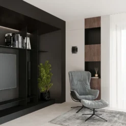 Aplique de pared HESTIA negro, G9