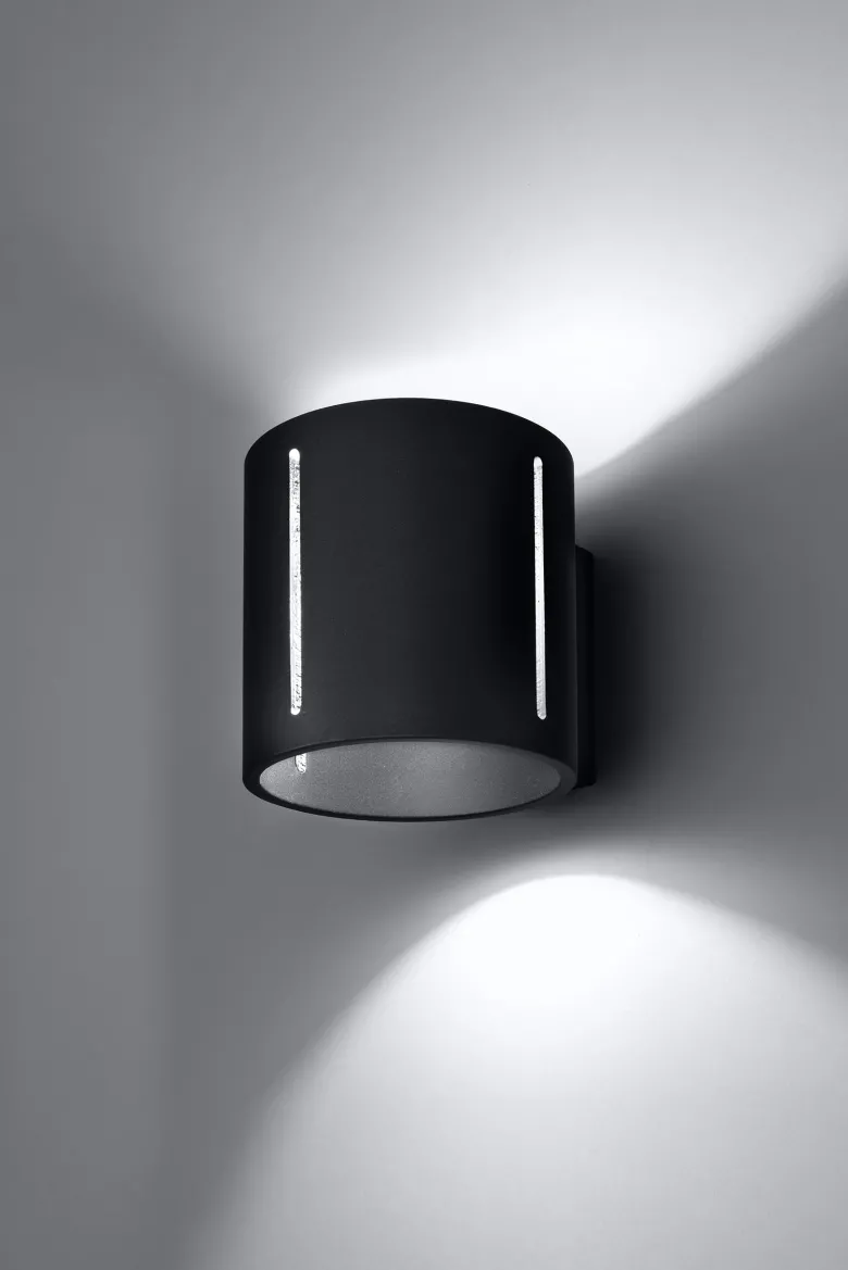 Aplique de pared INEZ negro, G9