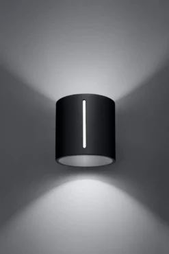 Aplique de pared INEZ negro, G9