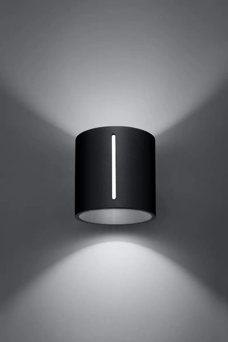 Aplique de pared INEZ negro, G9