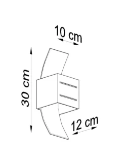 Aplique de pared LIMA, G9