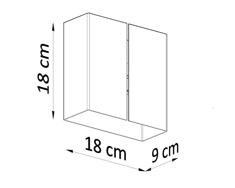 Aplique de pared LINEA, G9