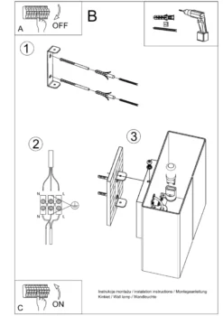 Aplique de pared LINEA, G9