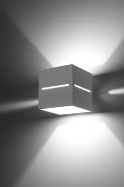 Aplique de pared LOBO blanco, G9