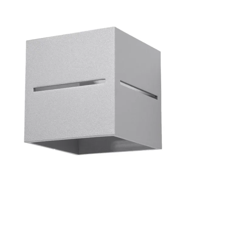 Aplique de pared LOBO gris, G9