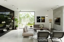 Aplique de pared LOBO gris, G9