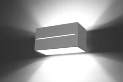 Aplique de pared LOBO MAXI blanco, G9
