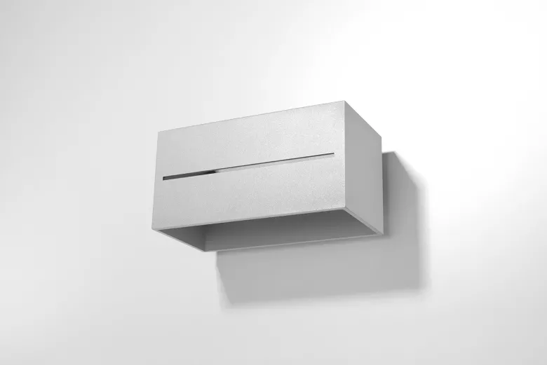 Aplique de pared LOBO MAXI gris, G9