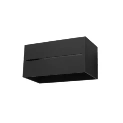 Aplique de pared LOBO MAXI negro, G9