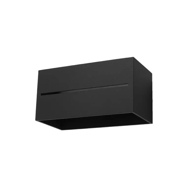 Aplique de pared LOBO MAXI negro, G9