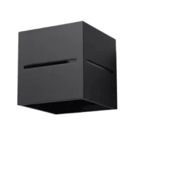 Aplique de pared LOBO negro, G9
