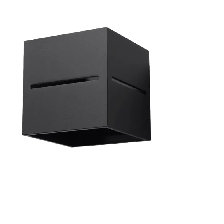 Aplique de pared LOBO negro, G9