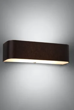 Aplique de pared LOKKO negro, E27