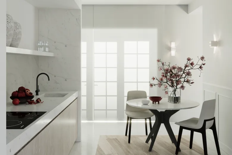Aplique de pared LORETO blanco, G9