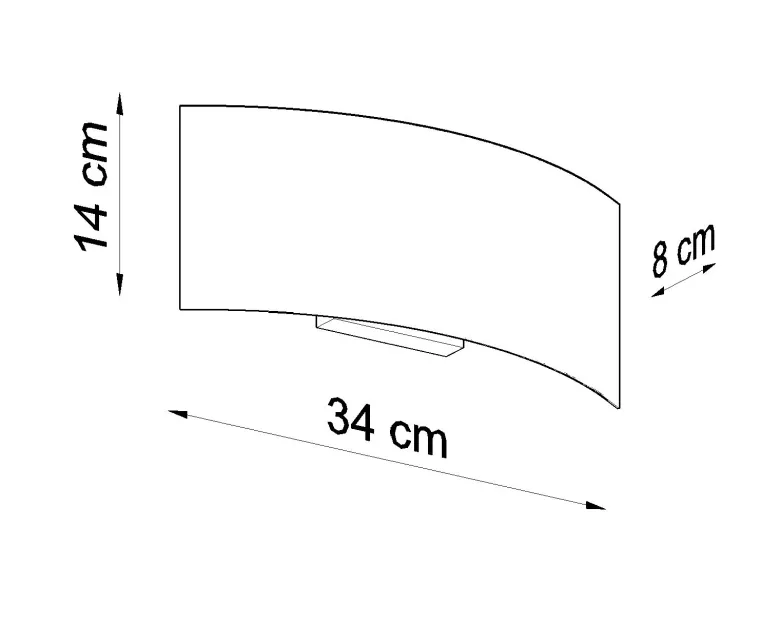Aplique de pared MAGNUS blanco, G9
