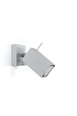 Aplique de pared MERIDA 1 gris, GU10