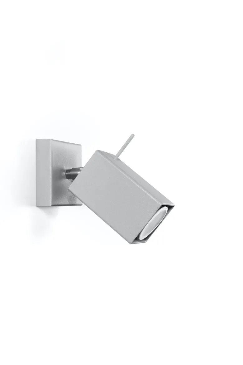 Aplique de pared MERIDA 1 gris, GU10