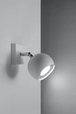 Aplique de pared OCULARE blanco, GU10