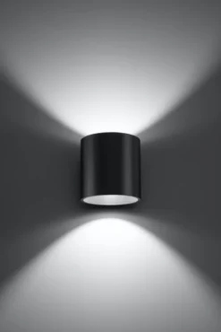 Aplique de pared ORBIS 1 antracita, G9
