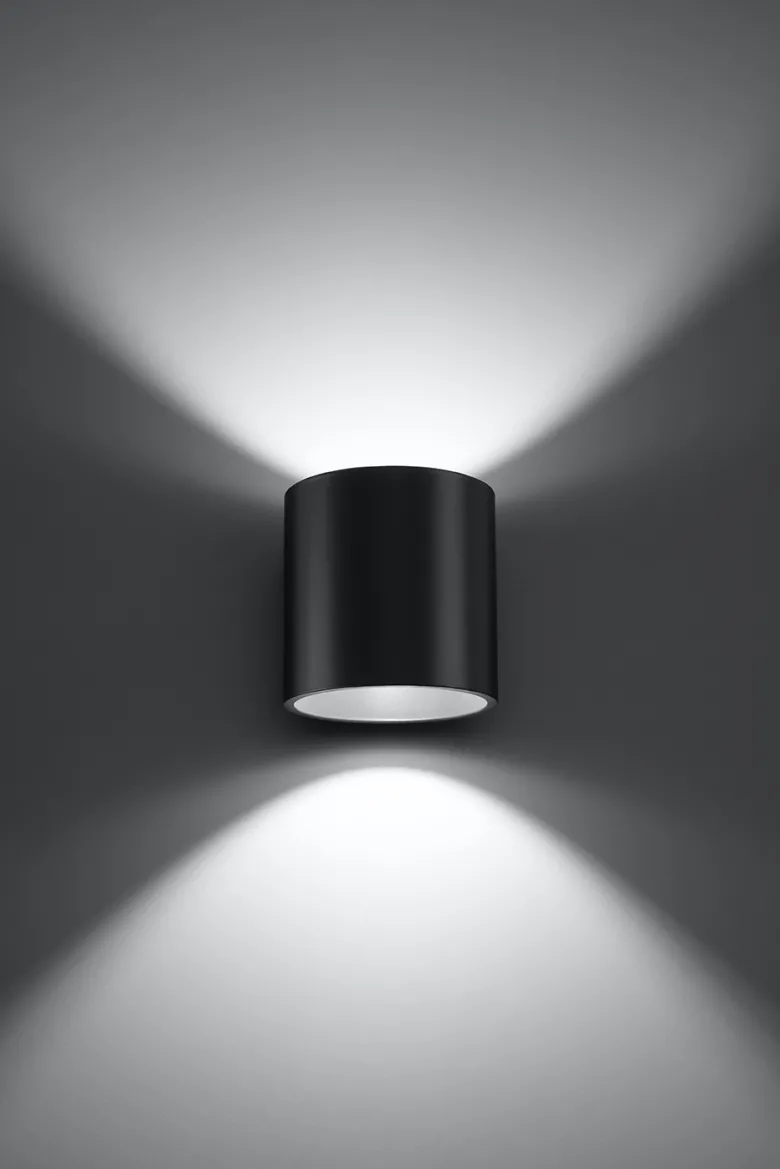 Aplique de pared ORBIS 1 antracita, G9
