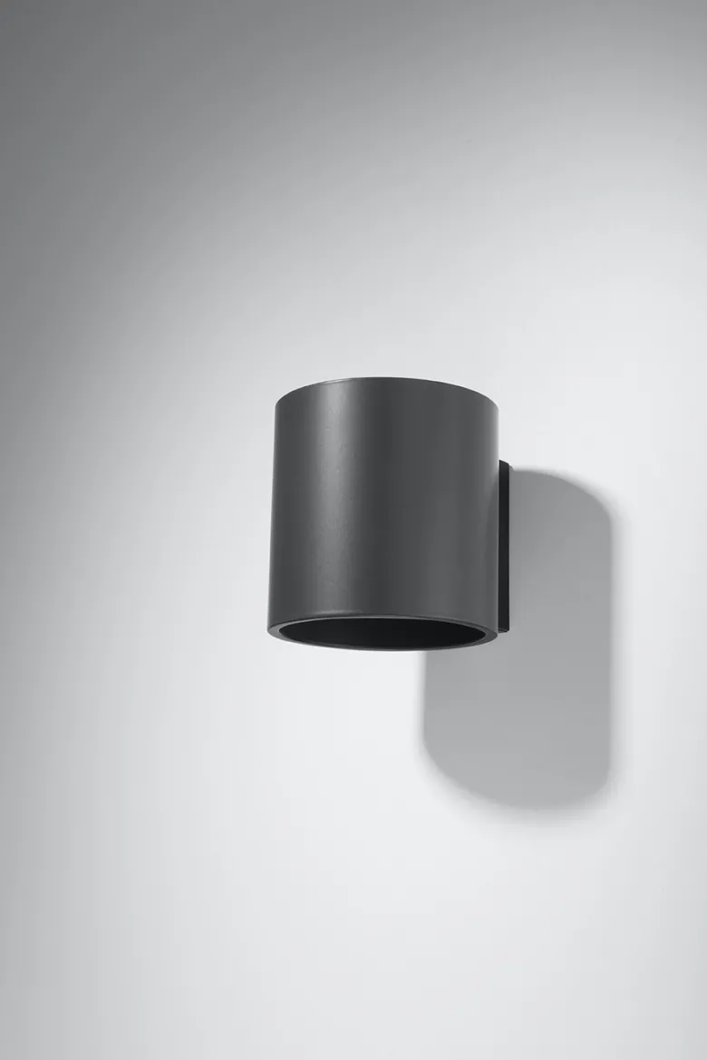 Aplique de pared ORBIS 1 antracita, G9