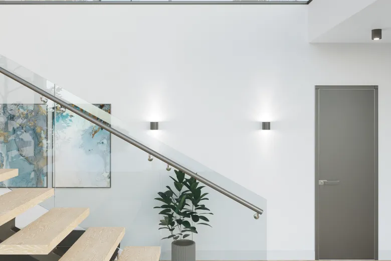 Aplique de pared ORBIS 1 antracita, G9