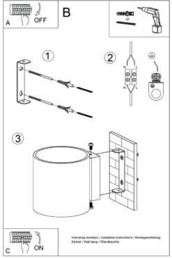 Aplique de pared ORBIS 1 antracita, G9