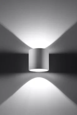 Aplique de pared ORBIS 1 blanco, G9