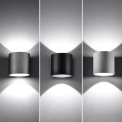 Aplique de pared ORBIS 1 blanco, G9
