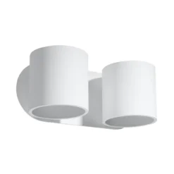 Aplique de pared ORBIS 2 blanco, G9