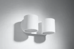 Aplique de pared ORBIS 2 blanco, G9