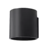 Aplique de pared ORBIS 1 negro, G9