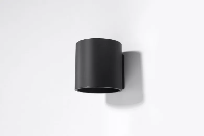 Aplique de pared ORBIS 1 negro, G9