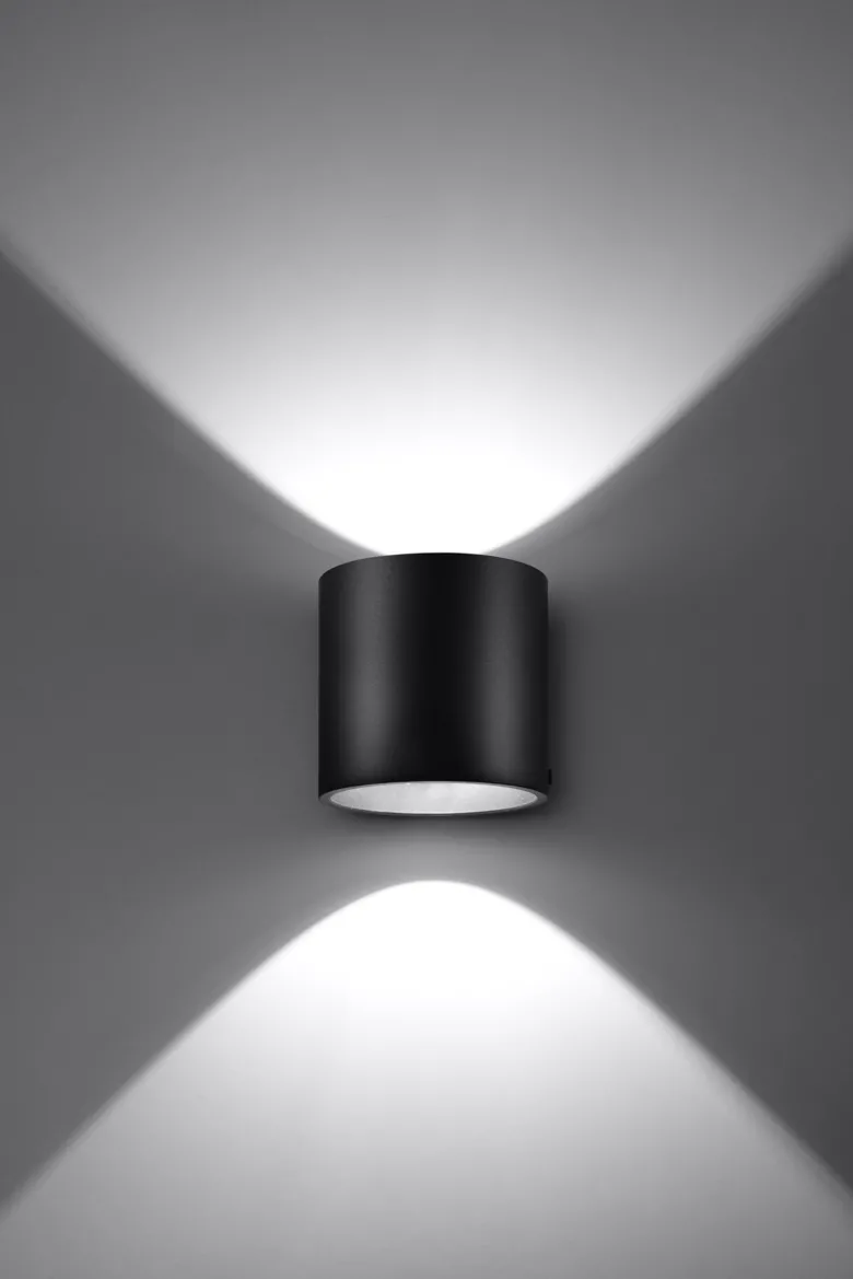 Aplique de pared ORBIS 1 negro, G9