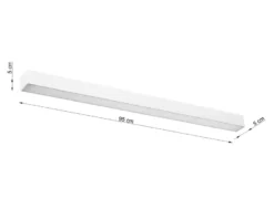Aplique de pared PINNE LED 95 blanco, 31W