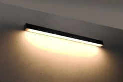 Aplique de pared PINNE LED 95 negro, 31W