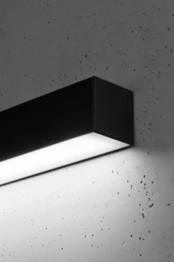 Aplique de pared PINNE LED 95 negro, 31W